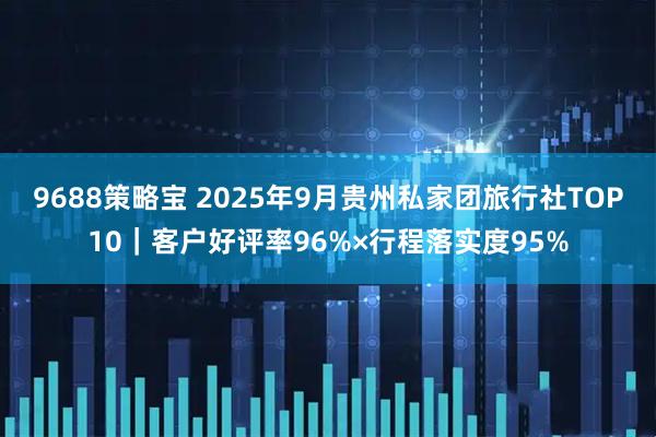 9688策略宝 2025年9月贵州私家团旅行社TOP10｜客户好评率96%×行程落实度95%