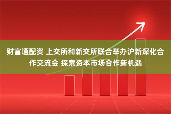 财富通配资 上交所和新交所联合举办沪新深化合作交流会 探索资本市场合作新机遇